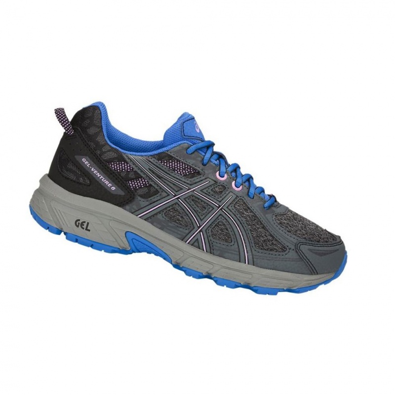 Dětské Běžecké Boty Asics GEL-Venture 6 GS Šedé | 4067-AHSUO