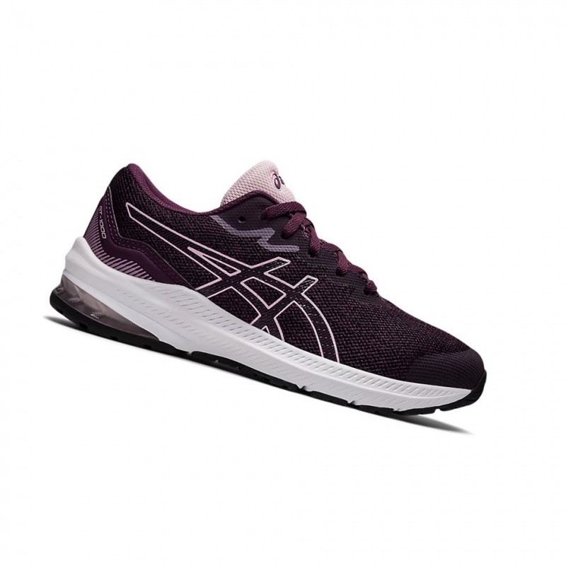 Dětské Běžecké Boty Asics GT-1000 11 GS Tmavě Růžové | 7384-FZXRB