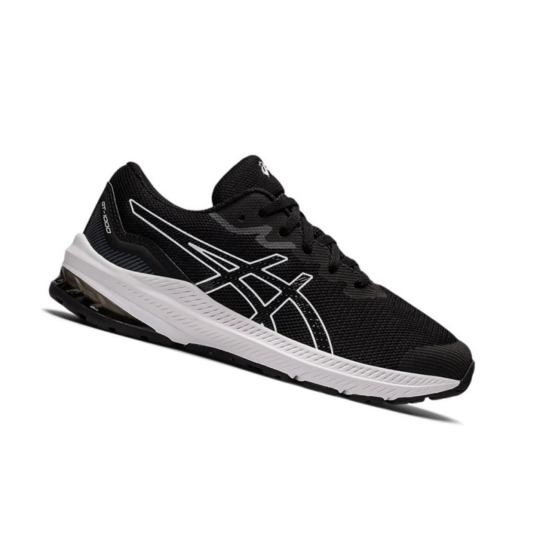 Dětské Běžecké Boty Asics GT-1000 11 GS Černé Bílé | 6148-CEYAG