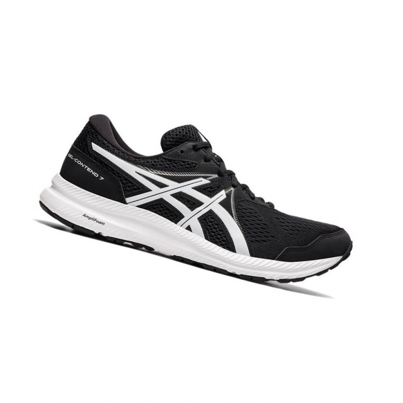 Pánské Běžecké Boty Asics GEL-CONTEND 7 Černé | 0379-WTQVJ