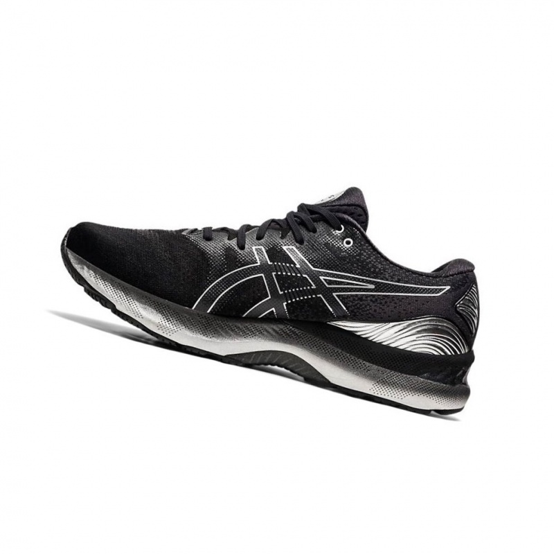 Pánské Běžecké Boty Asics GEL-NIMBUS 23 PLATINUM Černé | 8601-ZFMPU