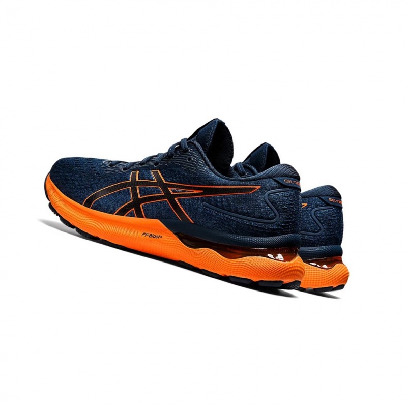 Pánské Běžecké Boty Asics GEL-NIMBUS 24 Blankyt Oranžové | 2309-ZTLQR