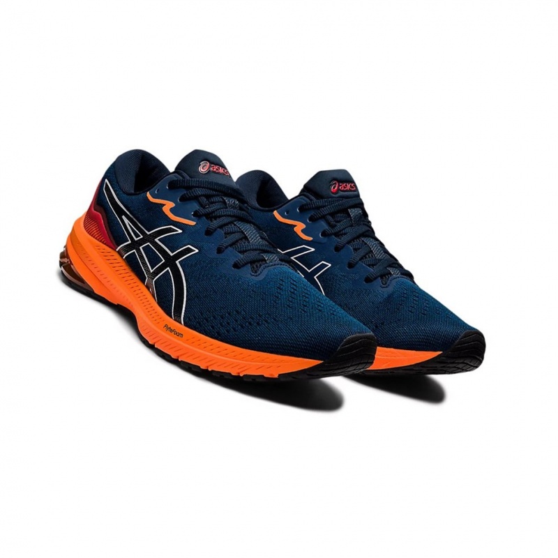 Pánské Běžecké Boty Asics GT-1000 11 Blankyt Oranžové | 0723-SOGCU