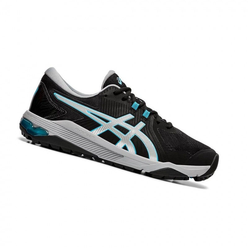 Pánské Golfové Boty Asics GEL-COURSE GLIDE Černé Stříbrné | 1598-UHQCT