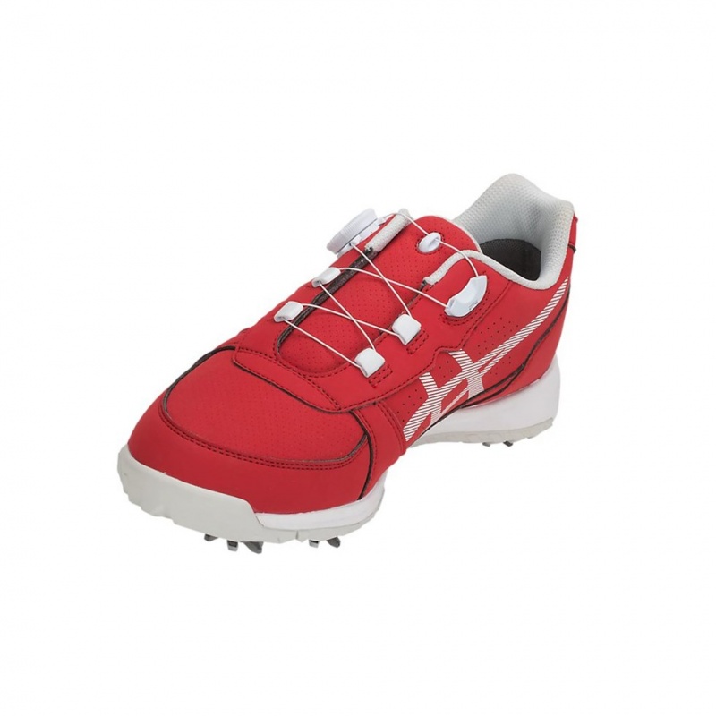 Pánské Golfové Boty Asics GEL-PRESHOT BOA Červené Bílé | 9328-RGPYQ