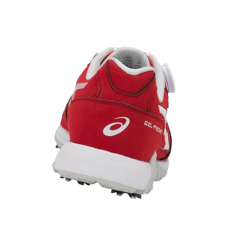 Pánské Golfové Boty Asics GEL-PRESHOT BOA Červené Bílé | 9328-RGPYQ