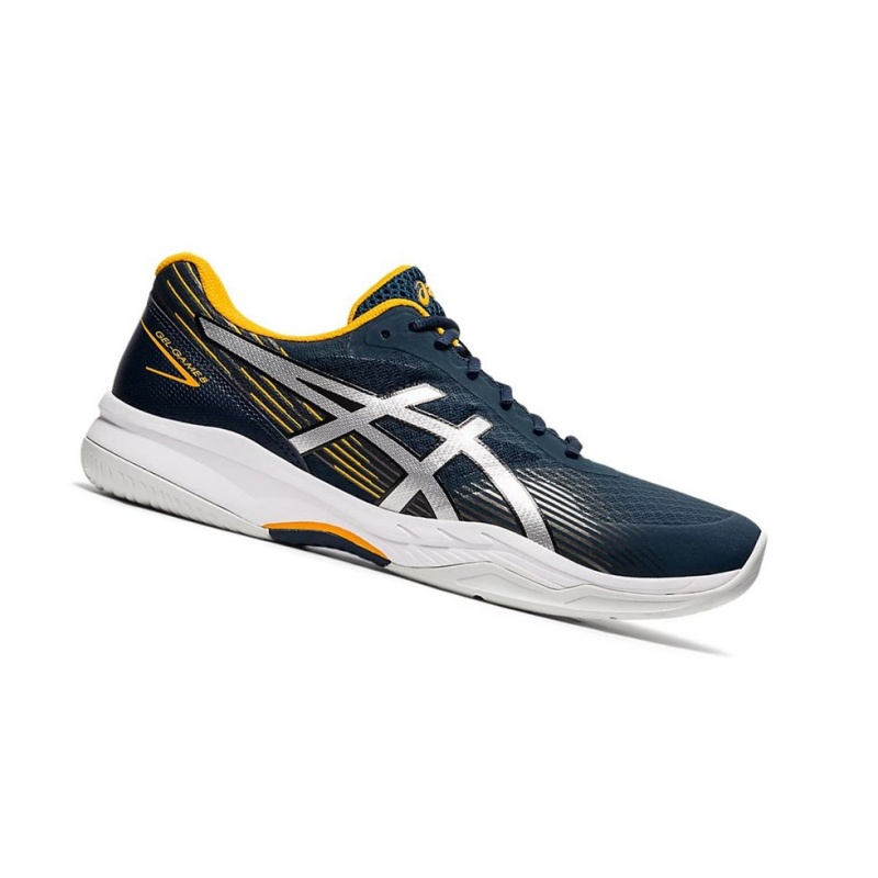 Pánské Tenisové Boty Asics GEL-GAME 8 Blankyt Stříbrné | 5420-CQOPE