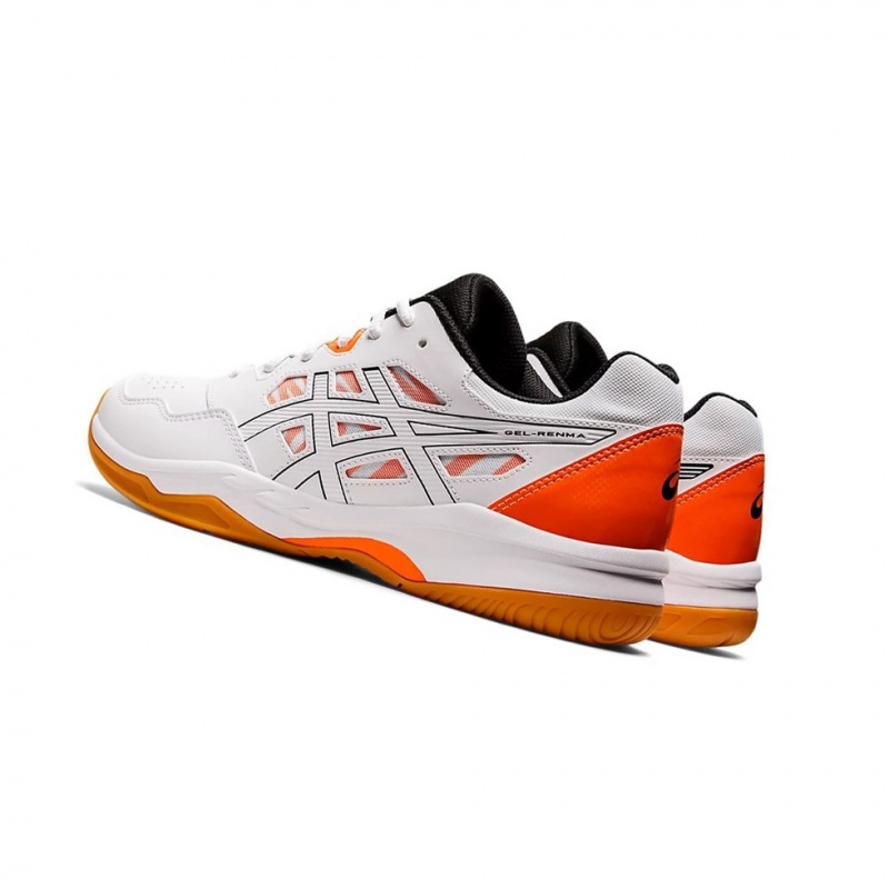 Pánské Tenisové Boty Asics GEL-RENMA Bílé Oranžové | 6487-HSEVP