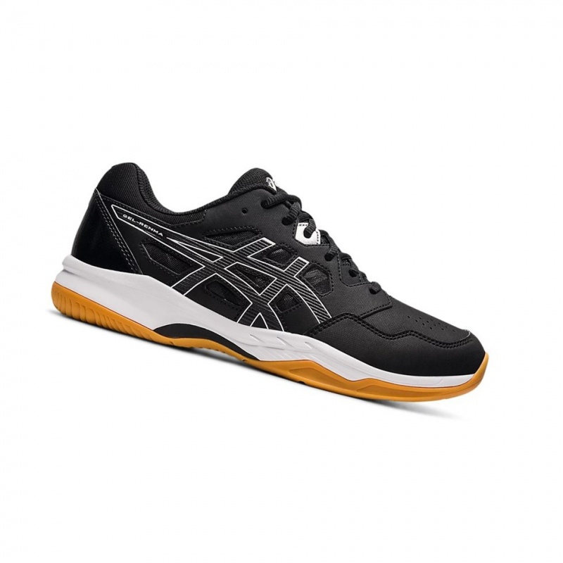 Pánské Tenisové Boty Asics GEL-RENMA Černé Bílé | 5842-SFOQJ