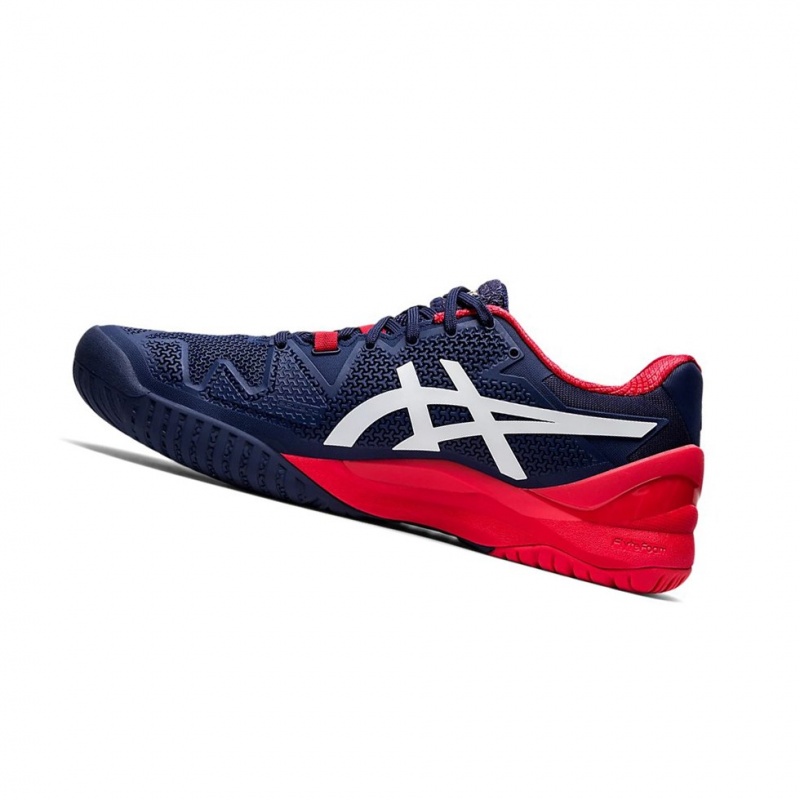 Pánské Tenisové Boty Asics GEL-Resolution 8 Bílé | 5129-WLOES