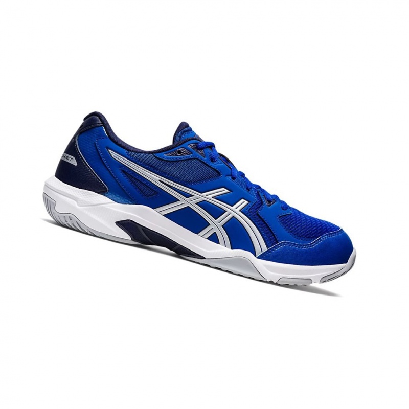 Pánské Volejbalové Boty Asics GEL-ROCKET 10 (2E) Blankyt Stříbrné | 7530-JVEMT