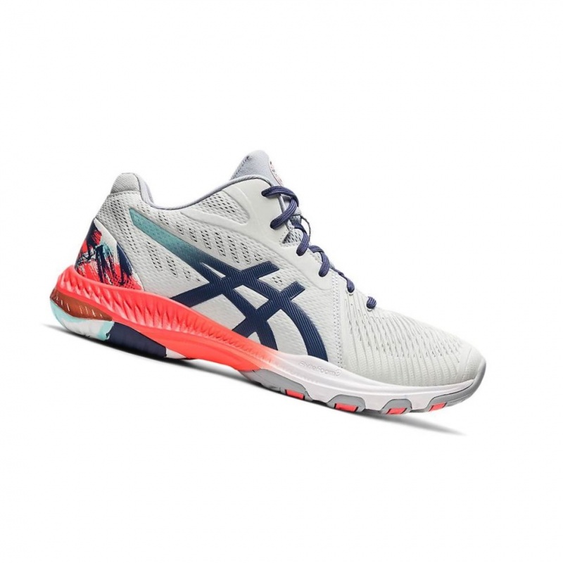 Pánské Volejbalové Boty Asics NETBURNER BALLISTIC FF MT 2 Šedé | 9374-AZBXR